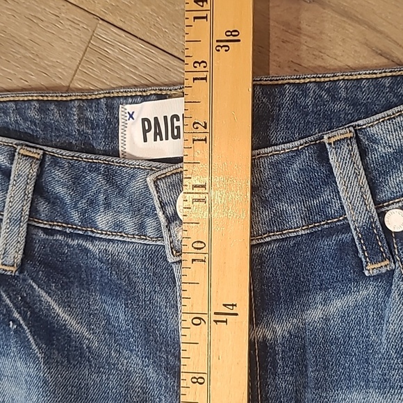 PAIGE Jeans Women's sz 29 Sarah Slim High Rise Denim Jeans - Picture 12 of 14